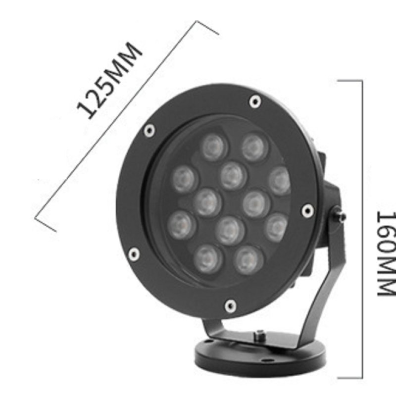 ĐÈN LED 12W TRANG TRÍ TIỂU CẢNH – RỌI CÔNG TRÌNH, SÂN VƯỜN, PHÙ ĐIÊU, ĐIỆN 220V